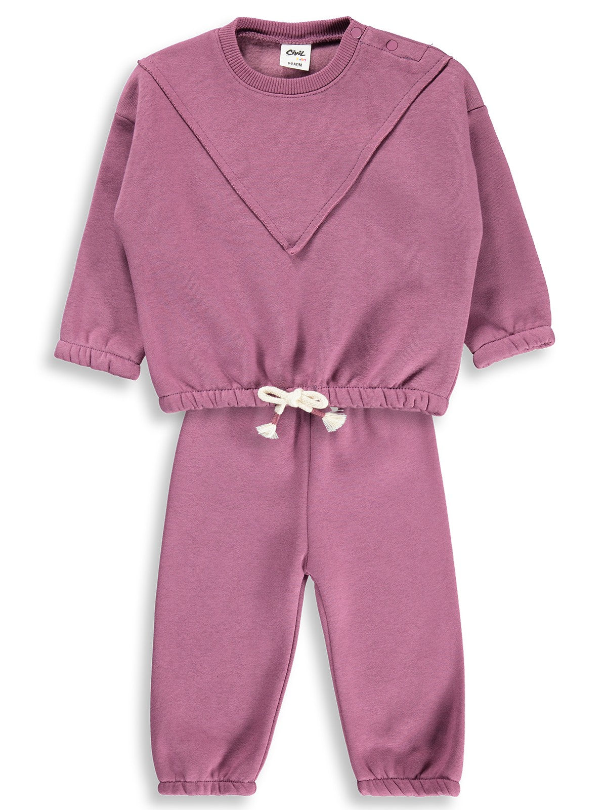 Civil Baby Basic 6-18 Ay Takım - Lila
