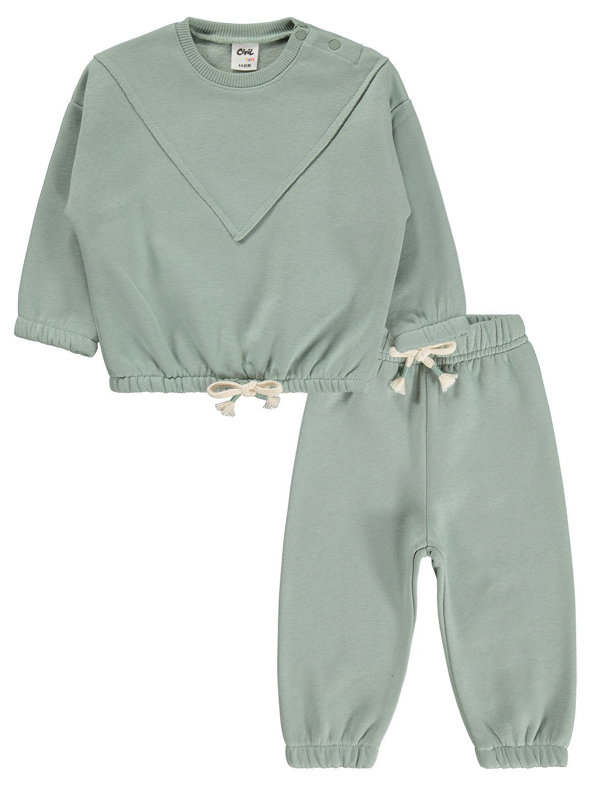 Civil Baby Basic 6-18 Ay Takım - Yeşil