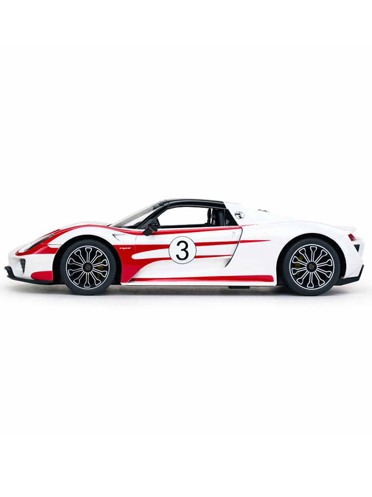 Sunman Oyuncak 1:14 Uzaktan Kumandalı Porsche 918 Spyder Weissach Işıklı Araba - Beyaz