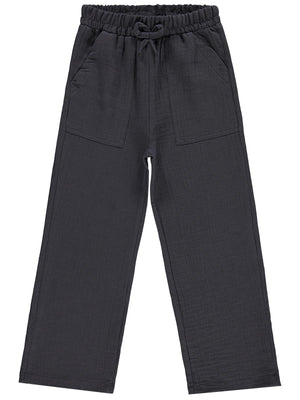 Civil Girls Müslin 6-9 Yaş Pantolon - Gri