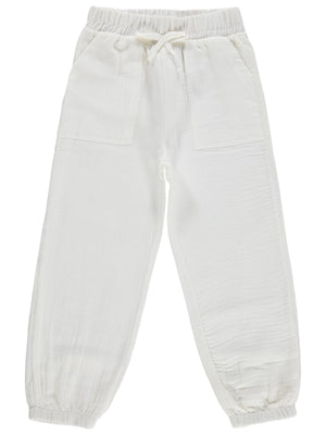 Civil Girls Jogger 6-9 Yaş Pantolon - Beyaz