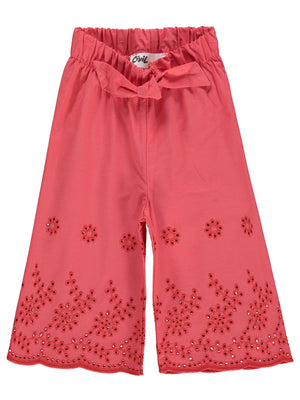 Civil Baby Paça Brodeli 6-18 Ay Pantolon - Kırmızı