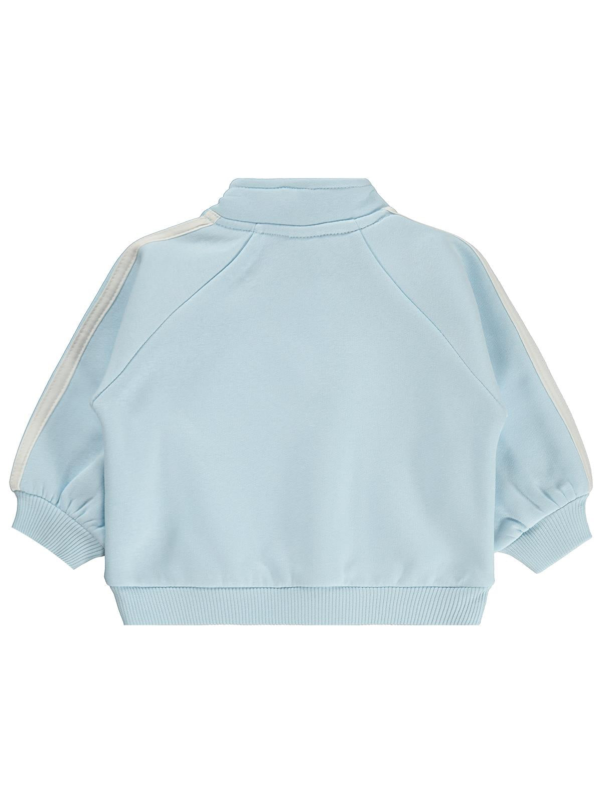 Civil Baby Yarım Fermuar 6-18 Ay Sweatshirt - Mavi