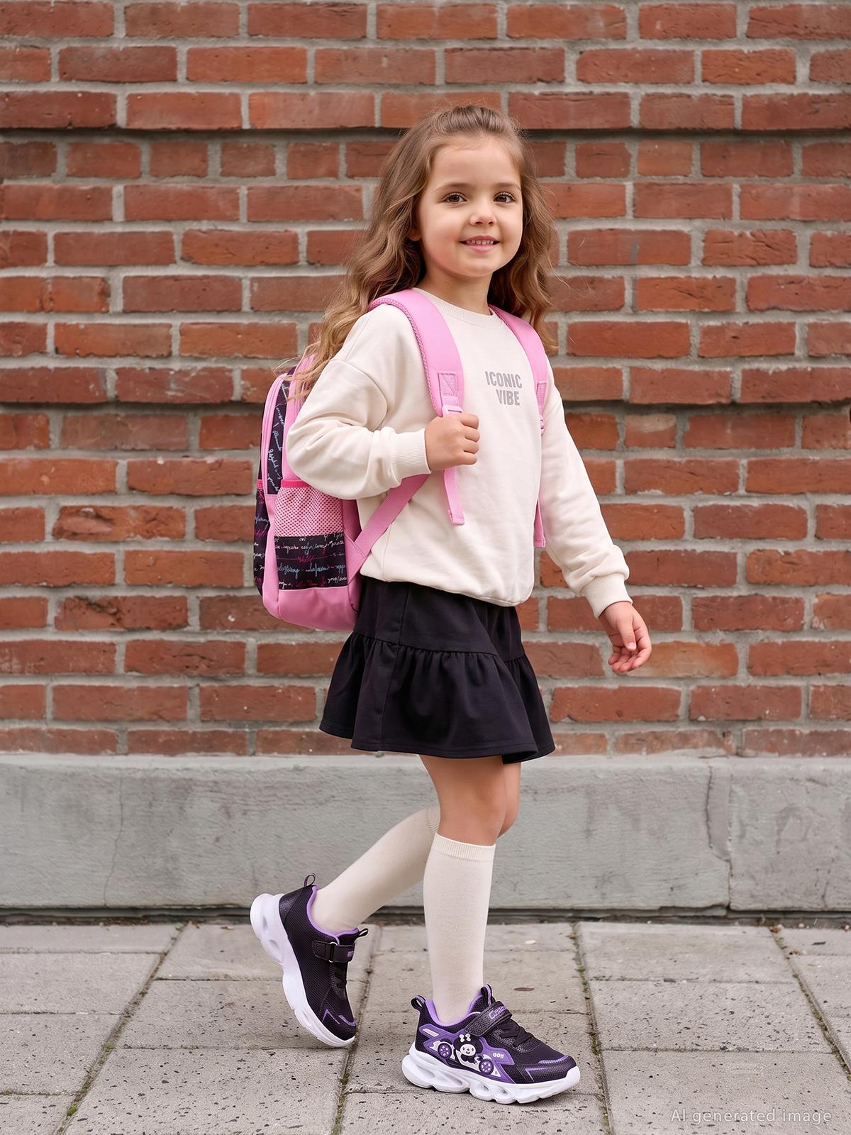 Civil Girls Basic 2-5 Yaş Sweatshirt - Ekru