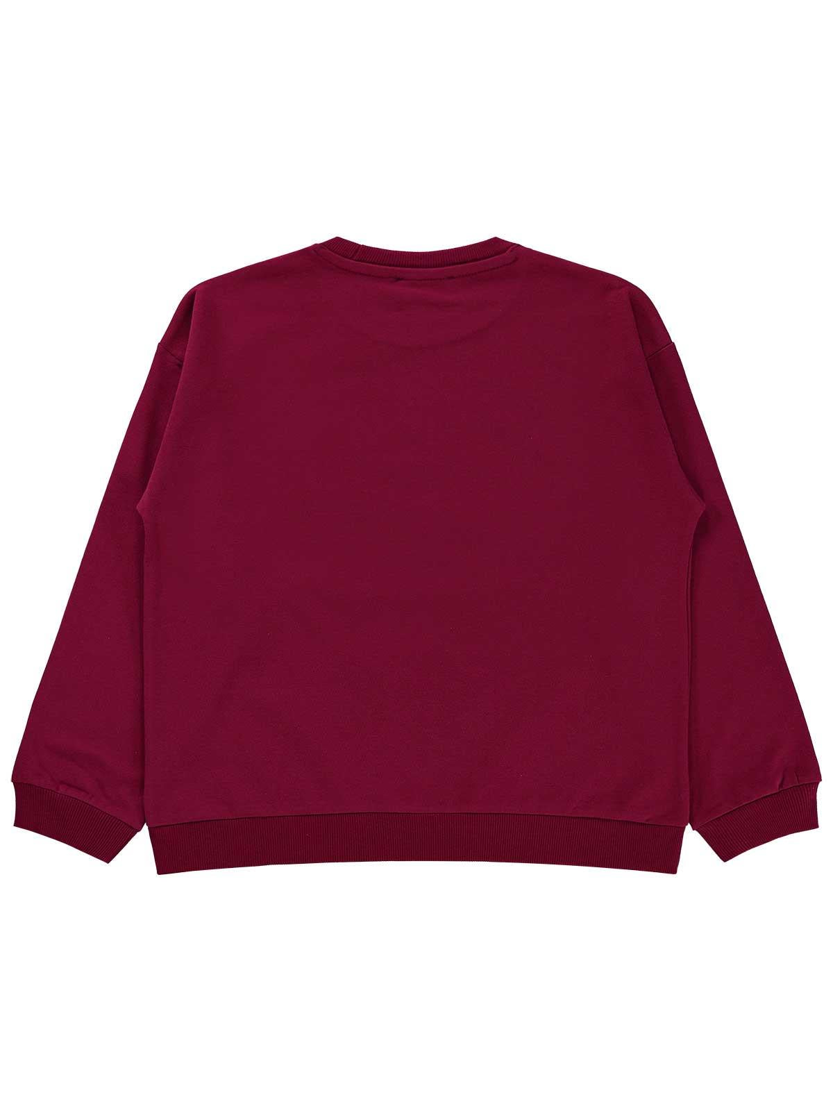 Civil Girls Basic 10-13 Yaş Sweatshirt - Bordo