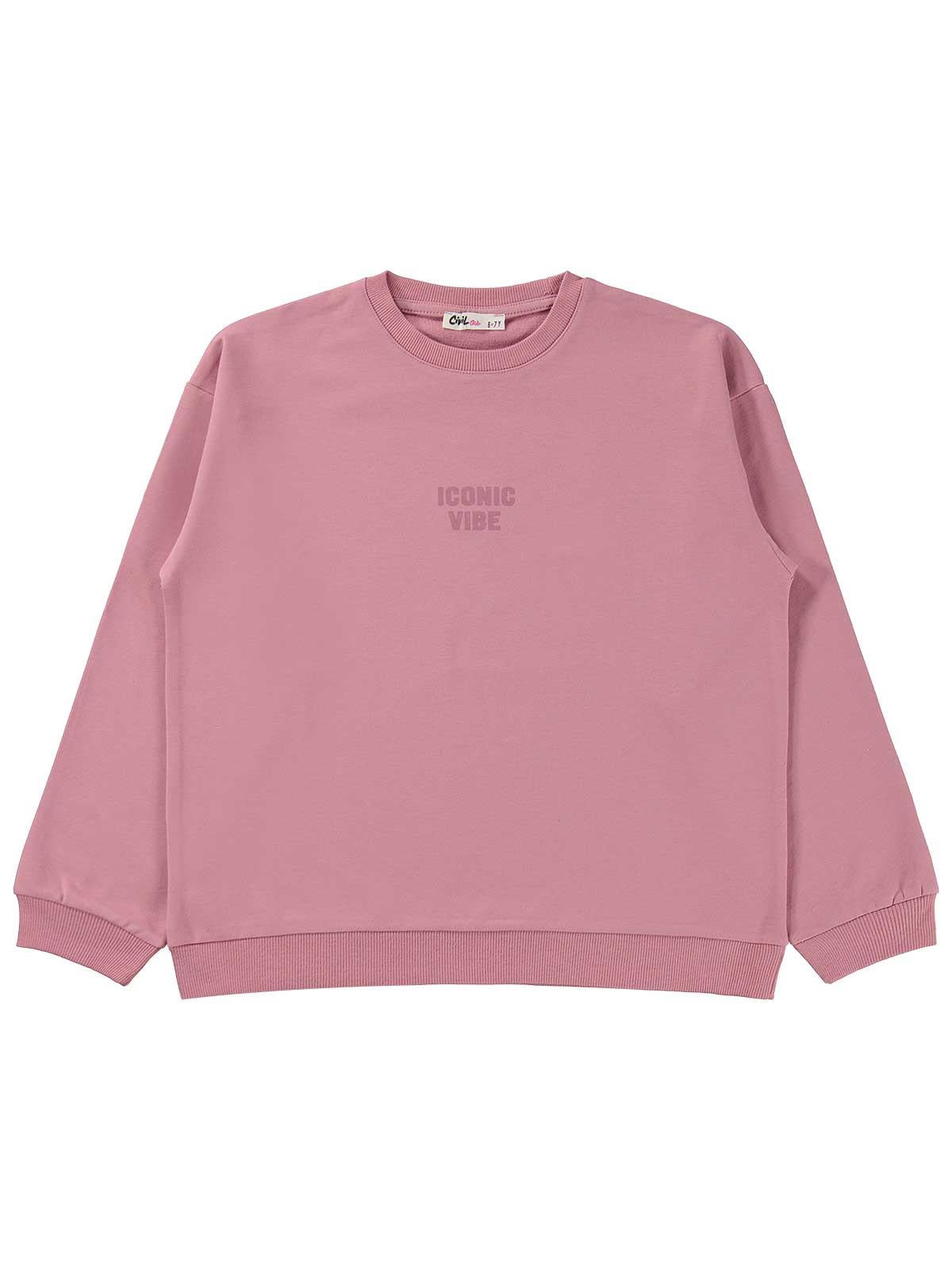 Civil Girls Basic 6-9 Yaş Sweatshirt - Pembe