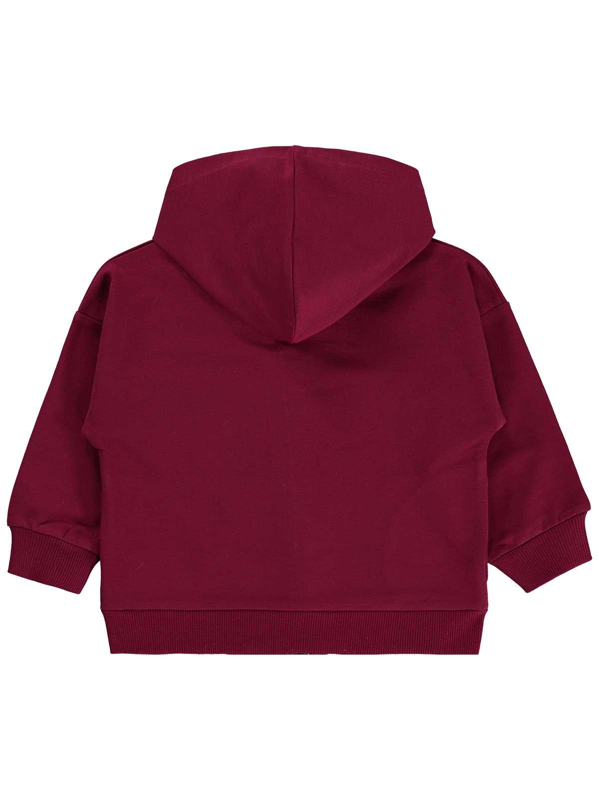 Civil Girls Basic 2-5 Yaş Hırka - Bordo