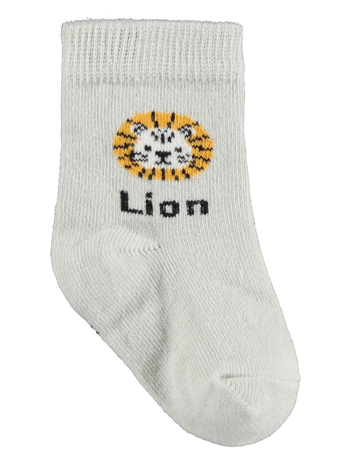 Civil Baby Panda 3'lü 6- Bebek Erkek Çorap Set