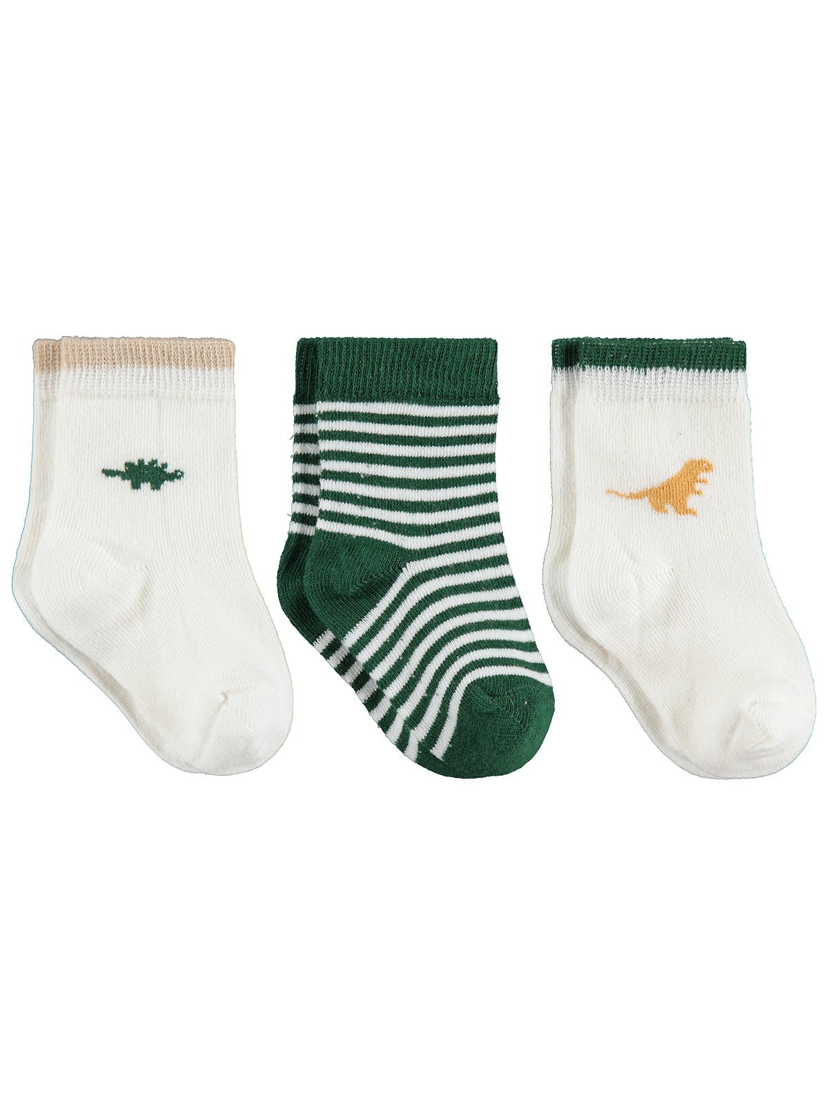 Civil Baby Dino 3'lü 6-18 Ay Bebek Erkek Çorap Set