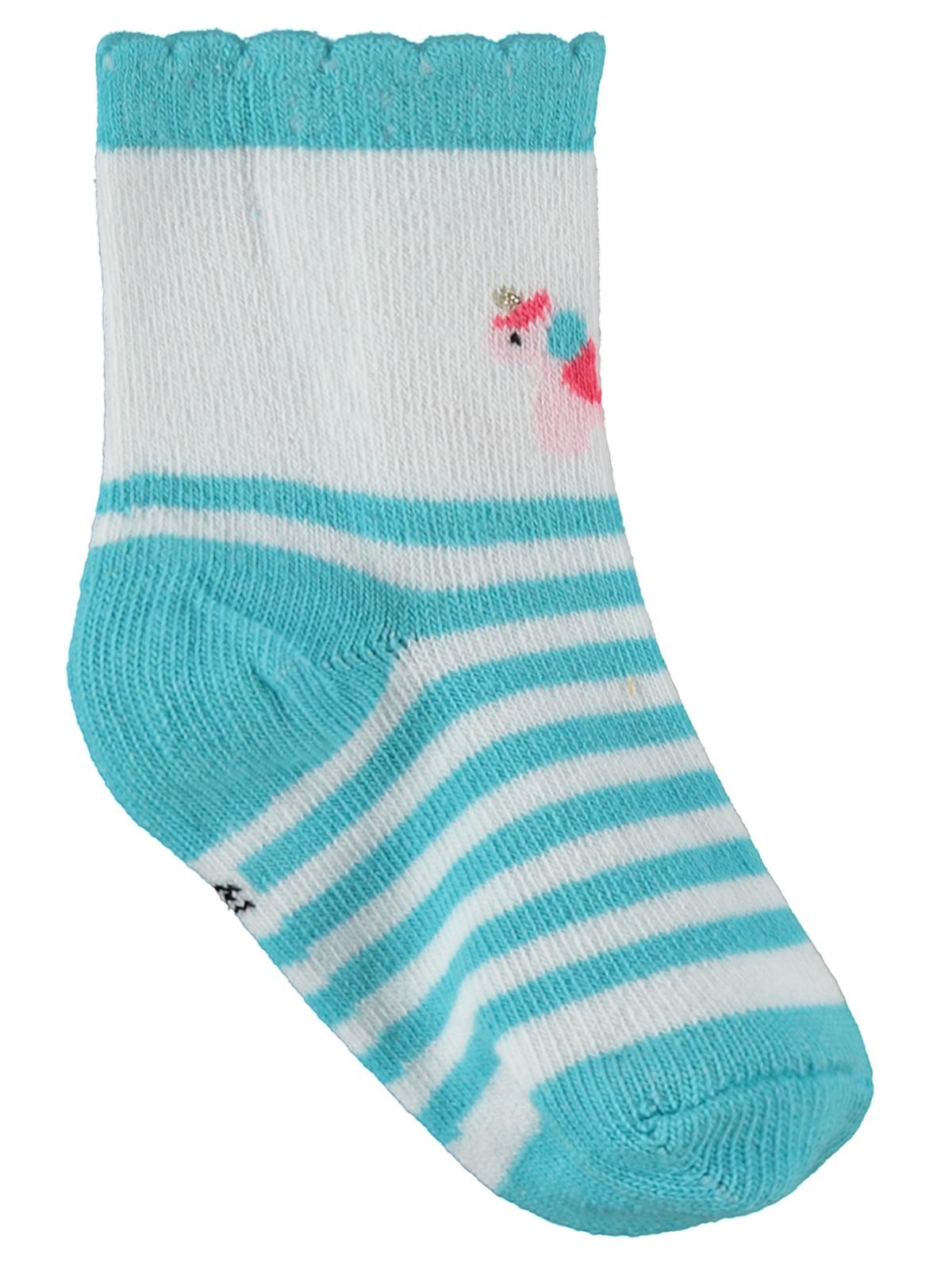 Civil Baby Unicorn 3'lü 6- Bebek Kız Çorap Set