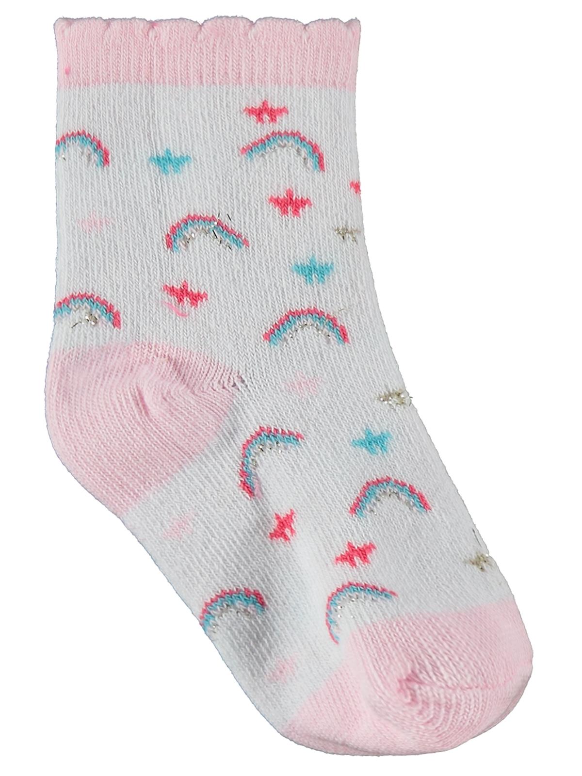 Civil Baby Unicorn 3'lü 6- Bebek Kız Çorap Set