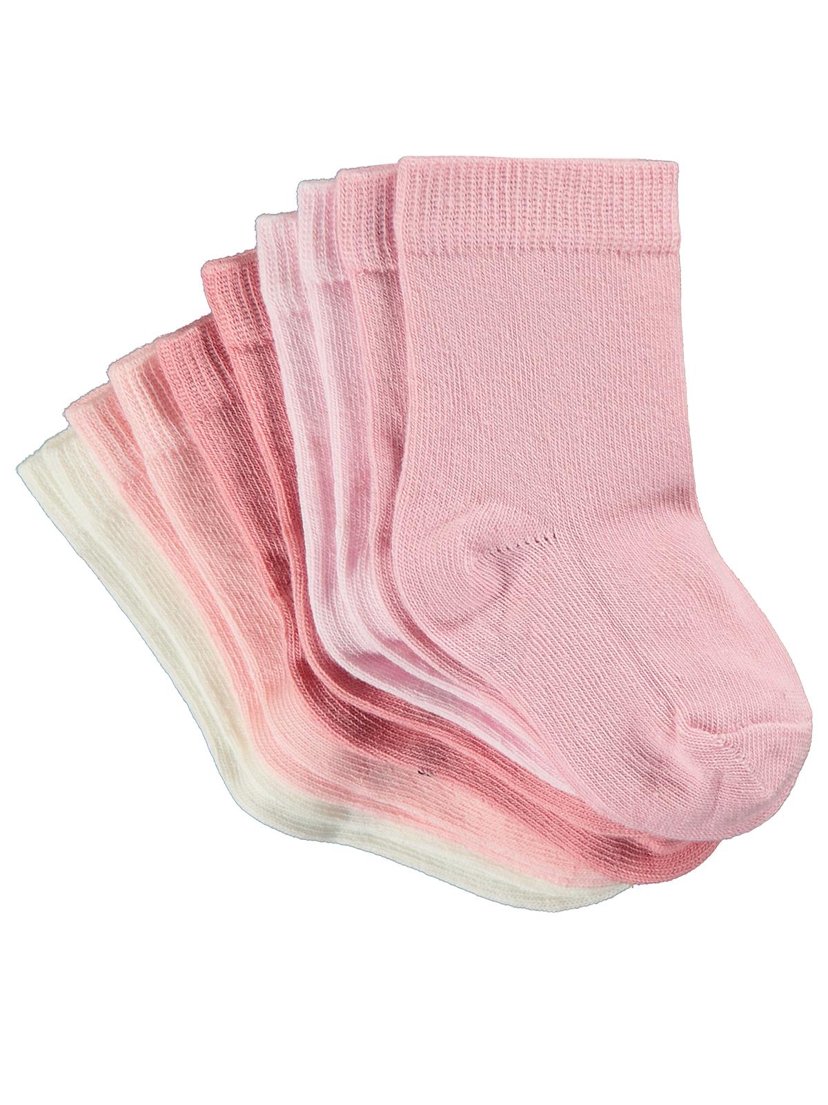 Civil Baby Basic 5'li 6- Bebek Kız Çorap Set