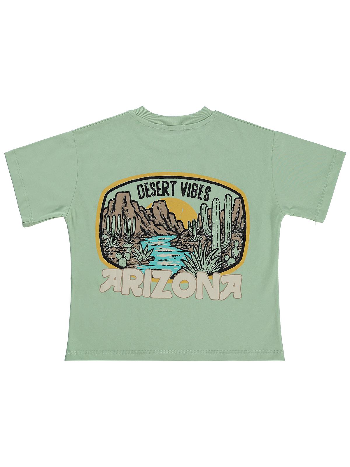 Civil Boys Desert Vibes 10-13 Yaş Tişört - Yeşil