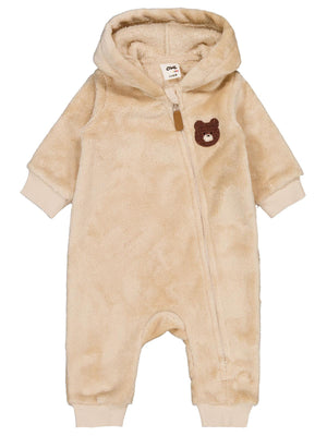 Civil Baby Ayıcık Nakışlı 6-18 Ay Tulum - Bej