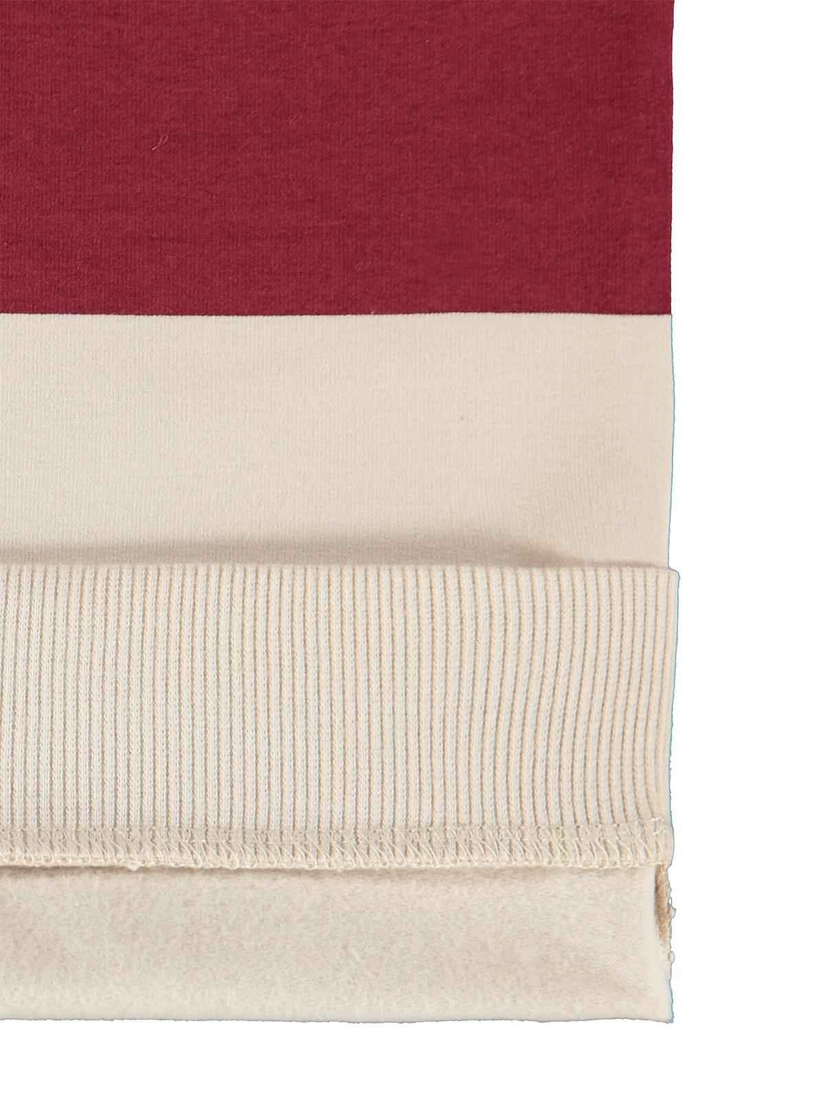 Civil Boys Kalın Çizgili Basic 10-13 Yaş Sweatshirt - Bordo