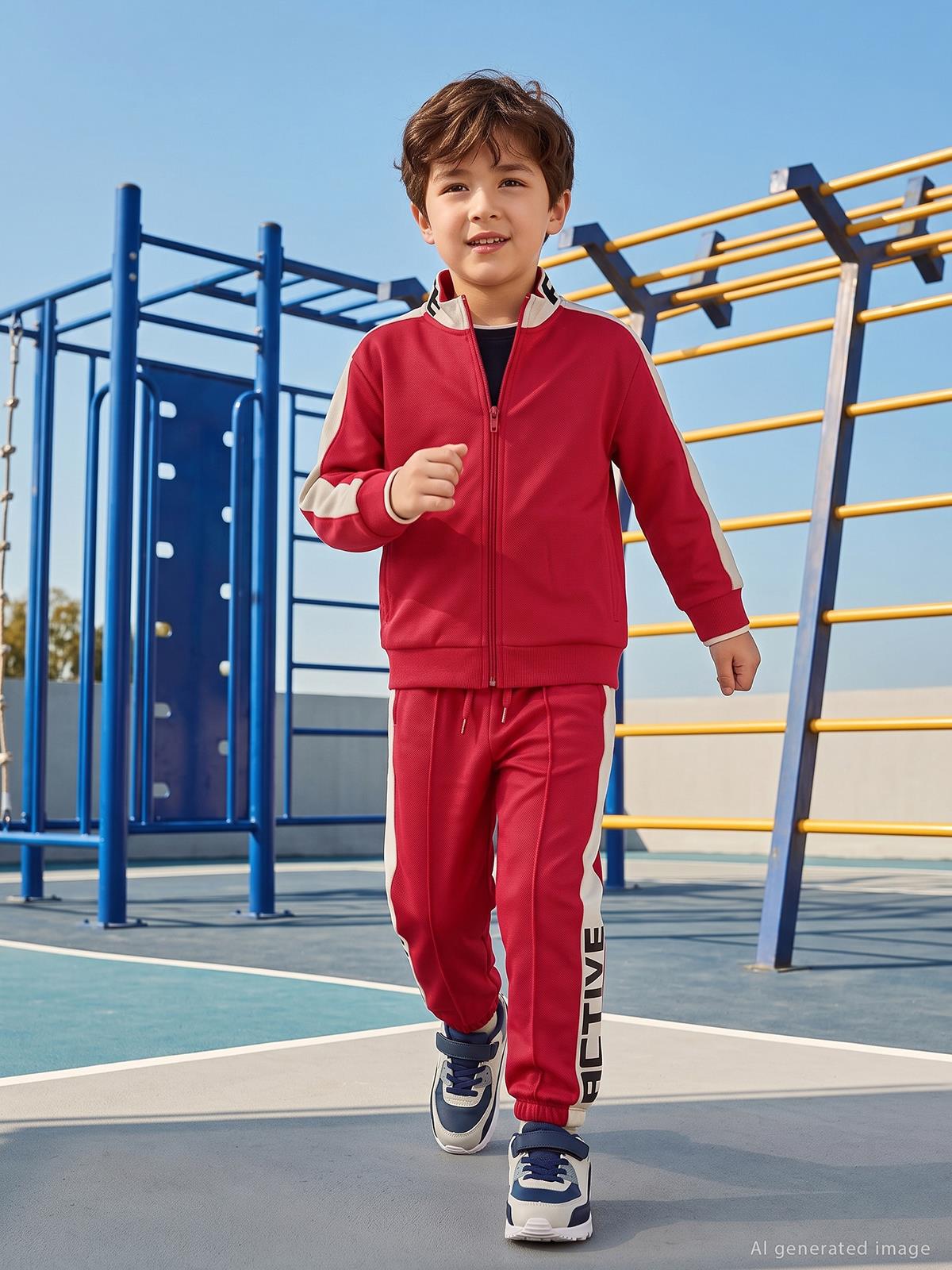 Civil Boys Pike Active 6-9 Yaş Eşofman Altı - Bordo