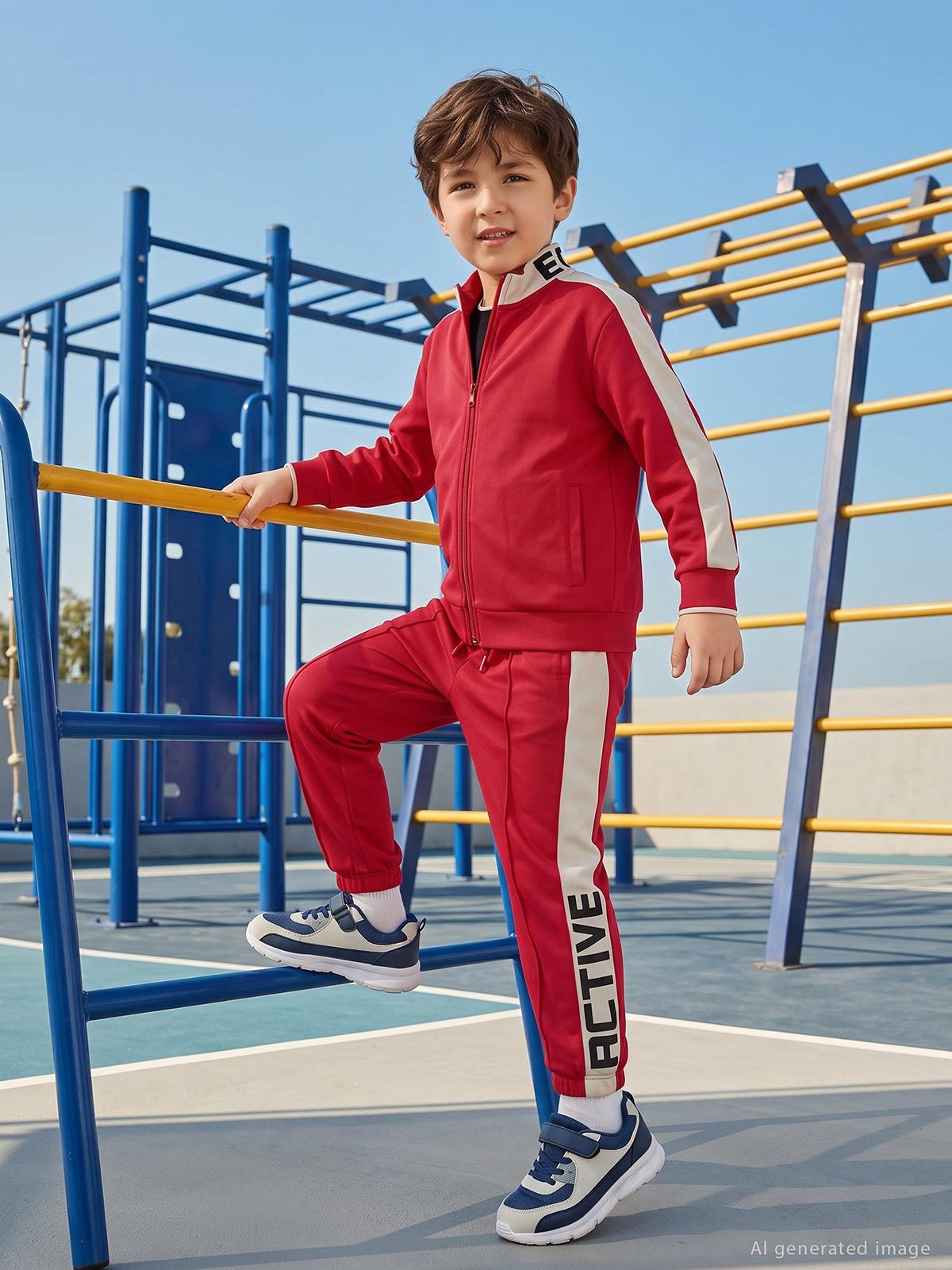 Civil Boys Pike Active 6-9 Yaş Eşofman Altı - Bordo