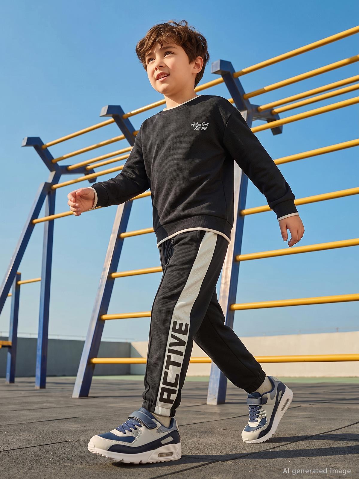 Civil Boys Pike Active 6-9 Yaş Eşofman Altı - Siyah