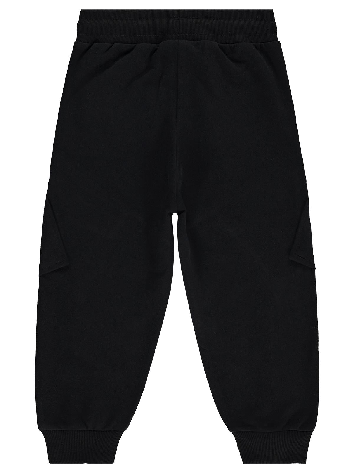 Civil Boys Basic Kargo Cepli 2-5 Yaş Eşofman Altı - Siyah