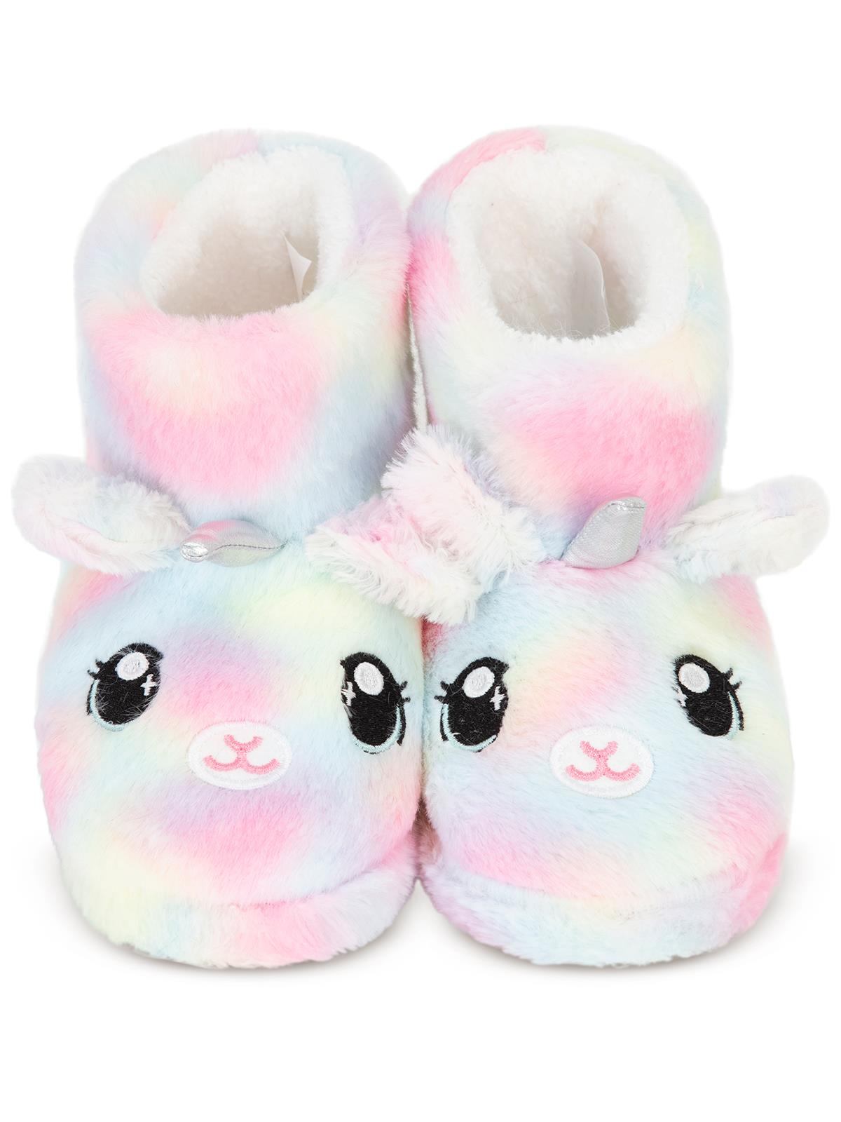 Civil Girls Unicorn figürlü Uzun 25-29 Numara Panduf - Lila