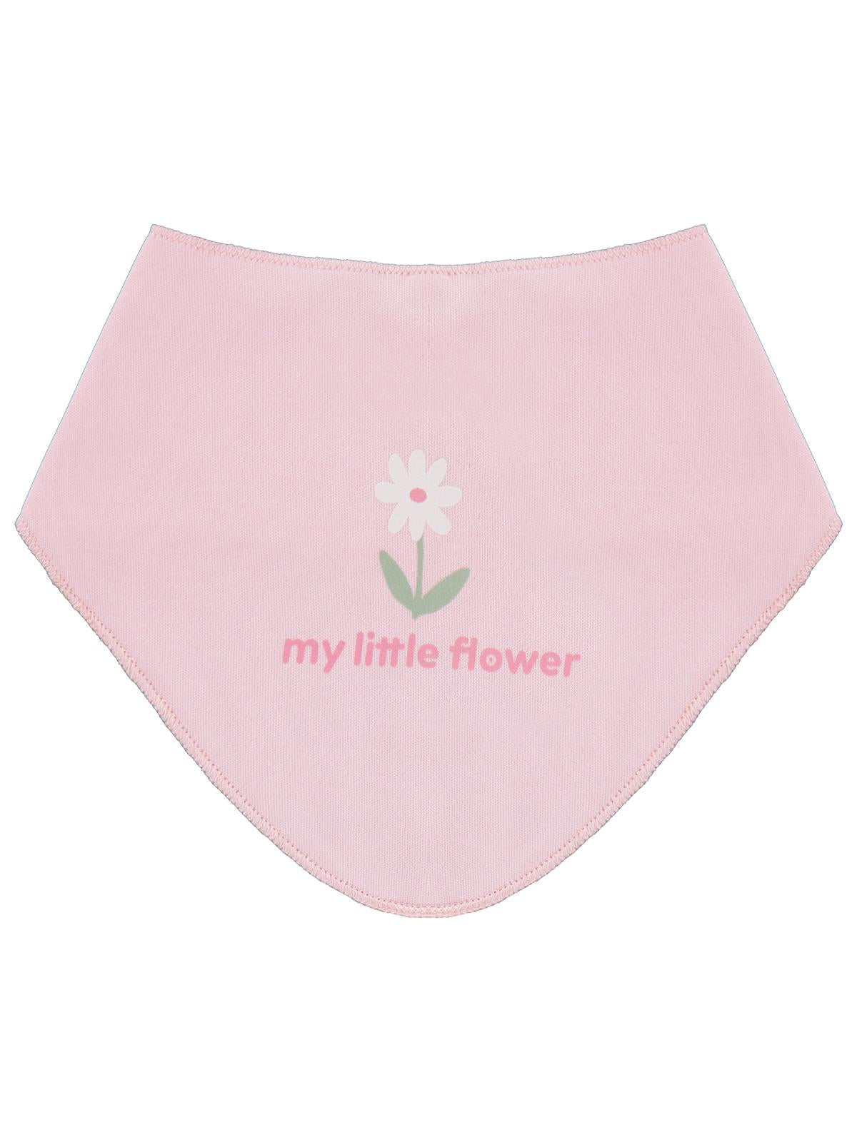 Civil Baby Çiçek Empirme Mama Önlüğü - Pembe