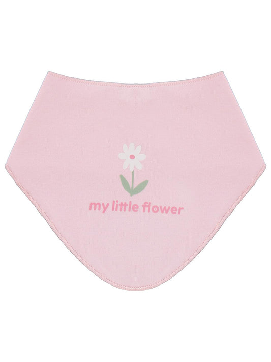 Civil Baby Çiçek Empirme Mama Önlüğü - Pembe