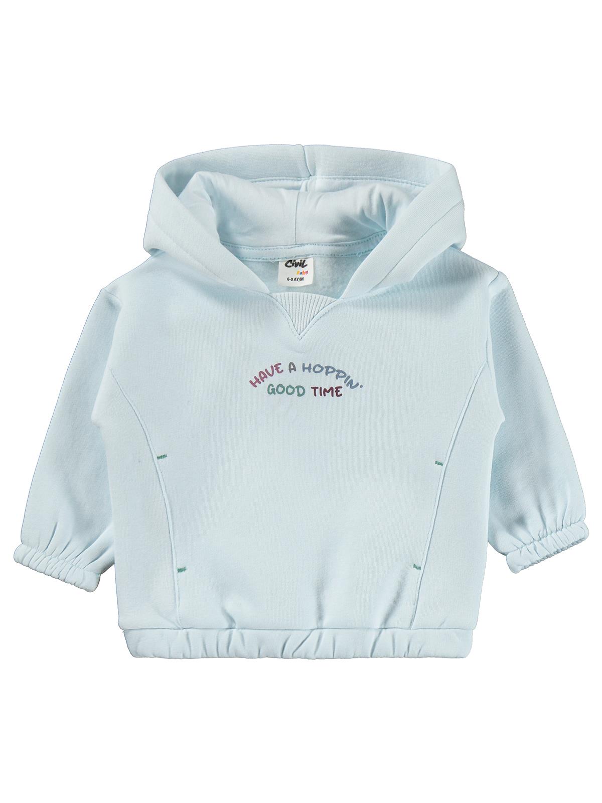 Civil Baby Good Time Tavşan Baskılı 6-18 Ay Takım - Yeşil