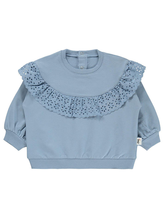 Civil Baby Dantel Fistolu 6-18 Ay Takım - Mavi