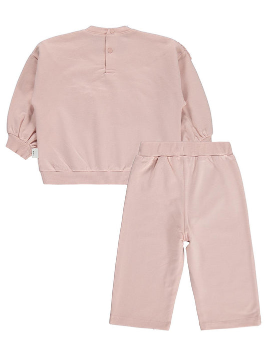 Civil Baby Dantel Fistolu 6-18 Ay Takım - Pembe