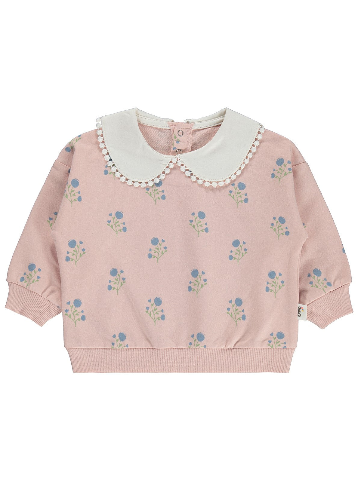 Civil Baby Bebe Yakalı 6-18 Ay Sweatshirt - Pembe