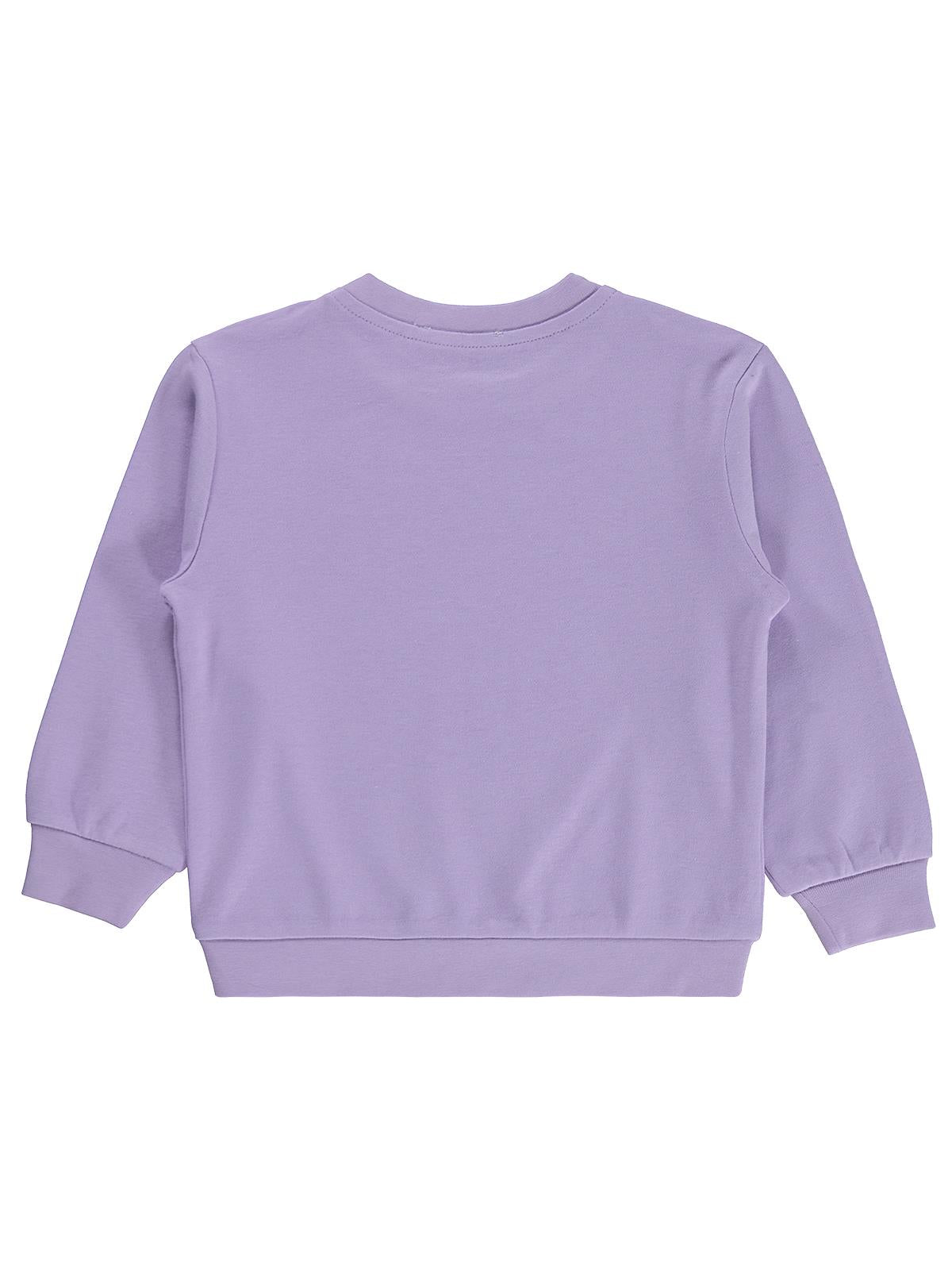 Civil Girls Cozy Mood 2-5 Yaş Sweatshirt  - Lila
