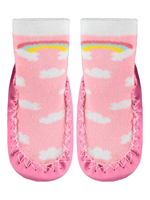 Civil Baby Cloud Bebek Kız Havlu Çarık Çorap 18-22