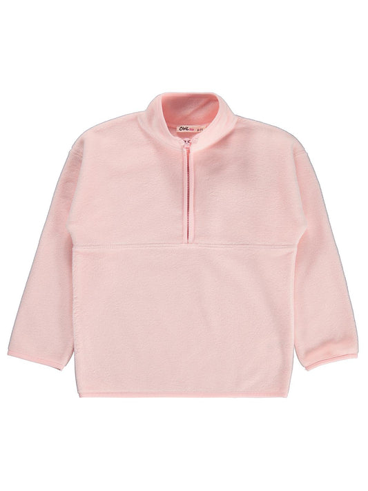 Civil Girls Polar 10-13 Yaş Sweatshirt - Pudra