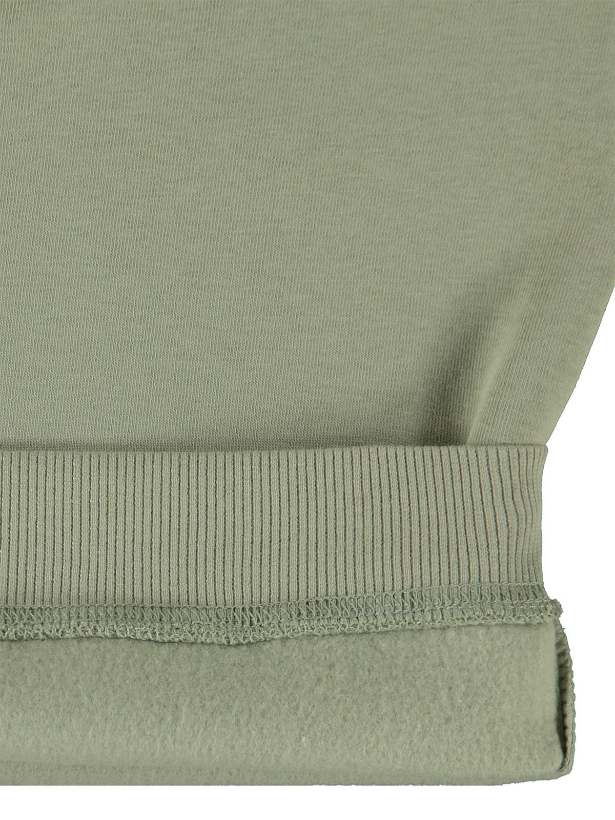 Civil Girls Çiçek Nakışlı 6-9 Yaş Sweatshirt - Haki