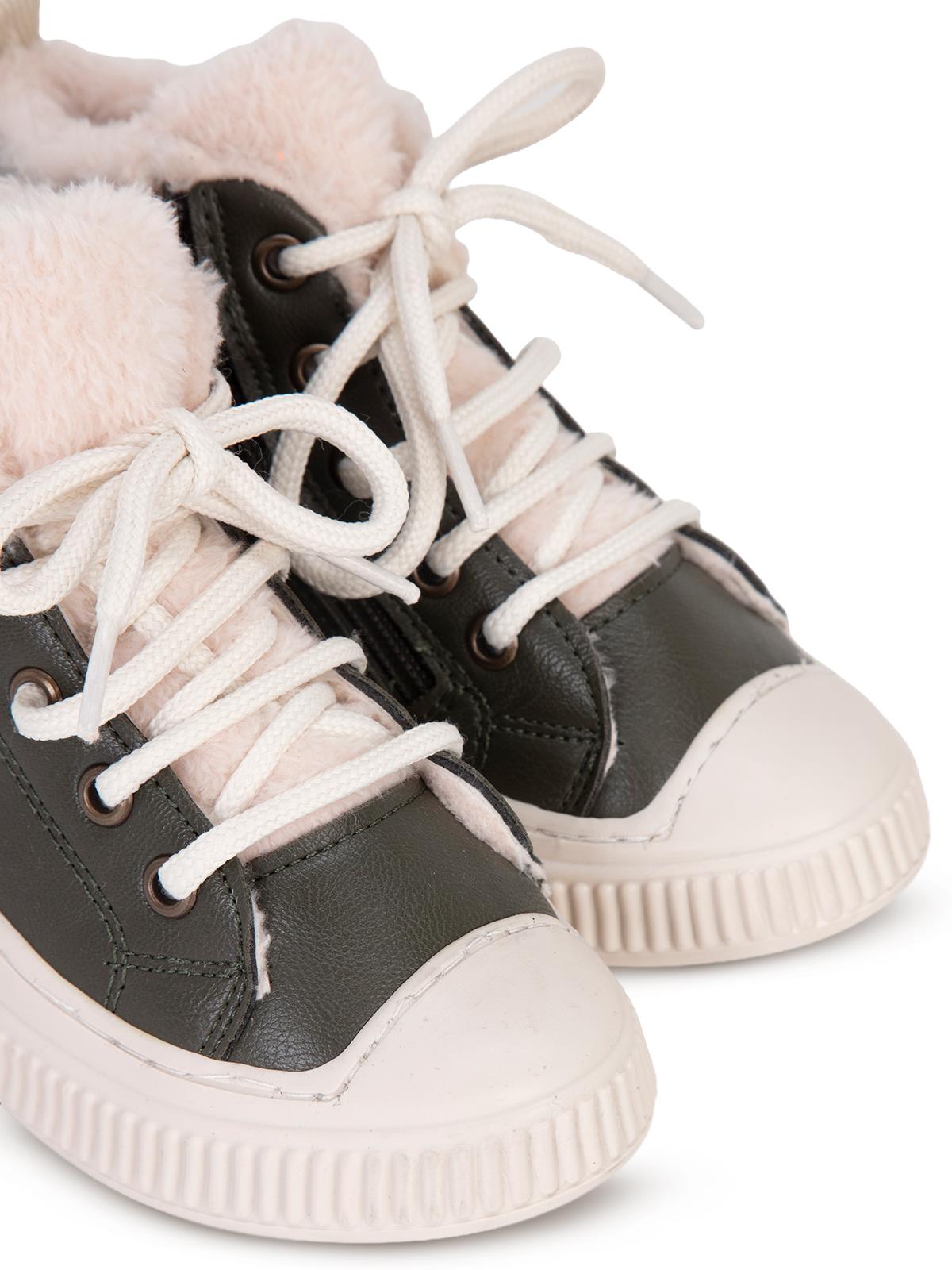 Civil Boots Kürklü Fermuarlı 27- Bot ve Çizme - Haki