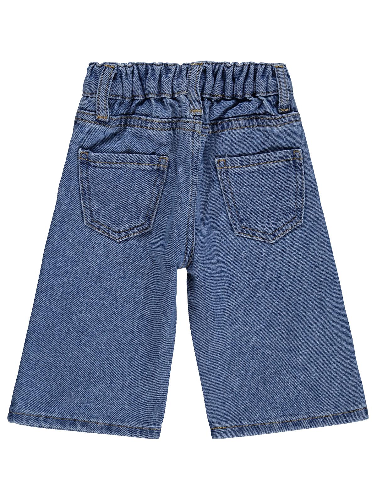 Civil Baby Yıldız Nakışlı 6-18 Ay Pantolon  - Mavi