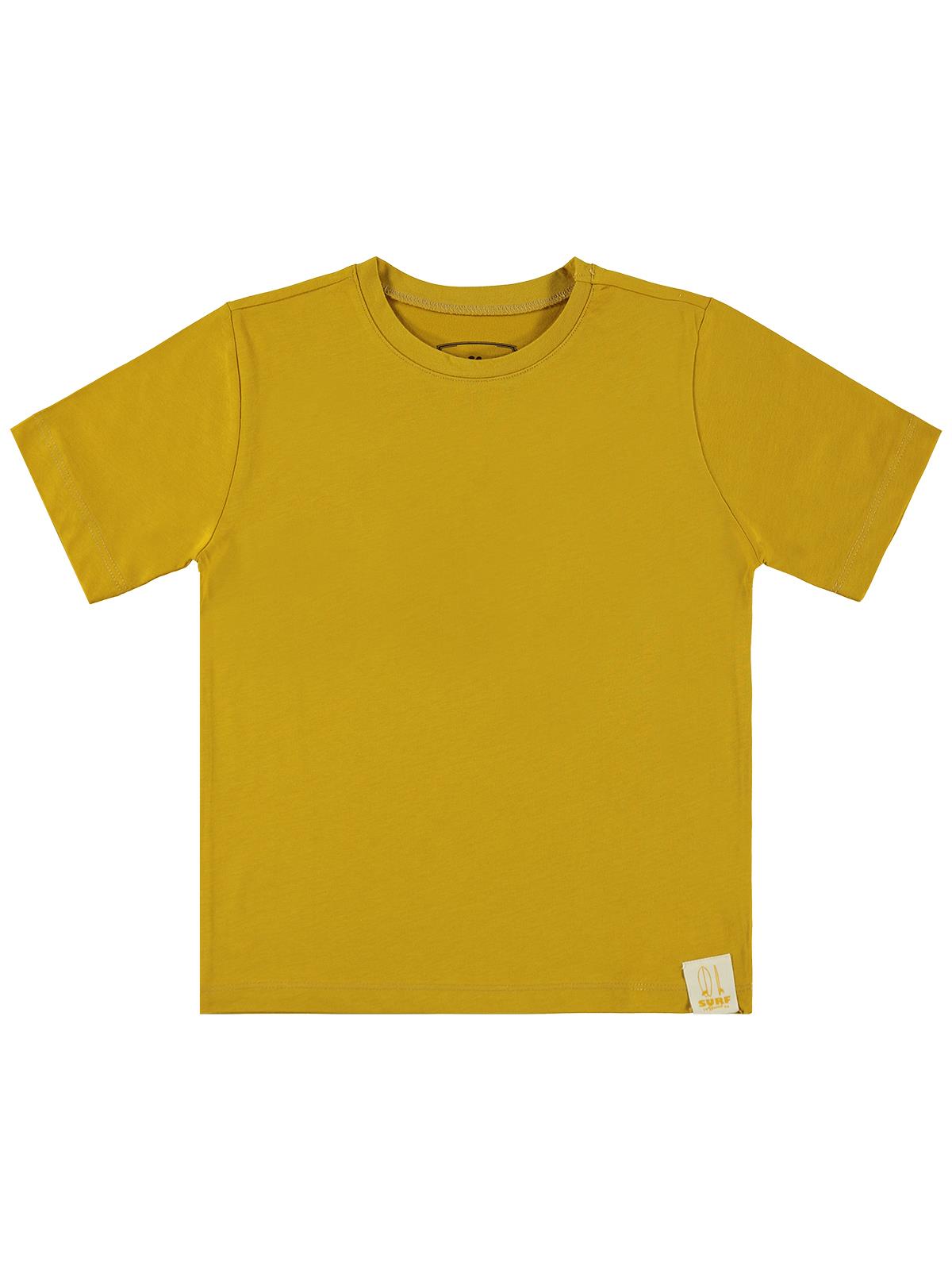 Civil Boys Basic Surf Etiketli 6-9 Yaş Tişört - Sarı