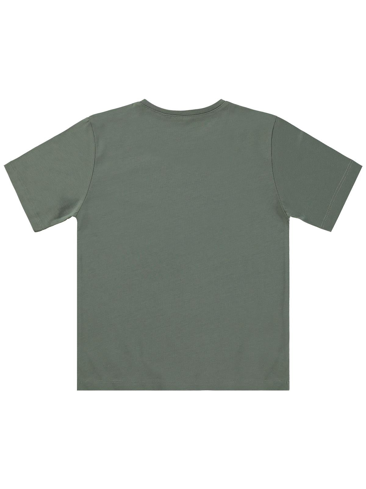 Civil Boys Basic Surf Etiketli 10-13 Yaş Tişört  - Haki