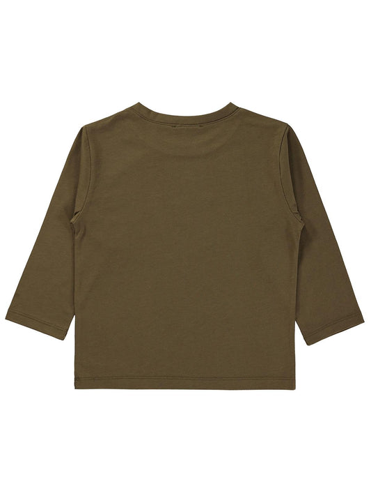 Civil Boys Erkek Çocuk Basic Uzun Kol Sweatshirt Km | Süprem Uzun Kol | Okul Kreş ve Günlük Kullanım - Haki