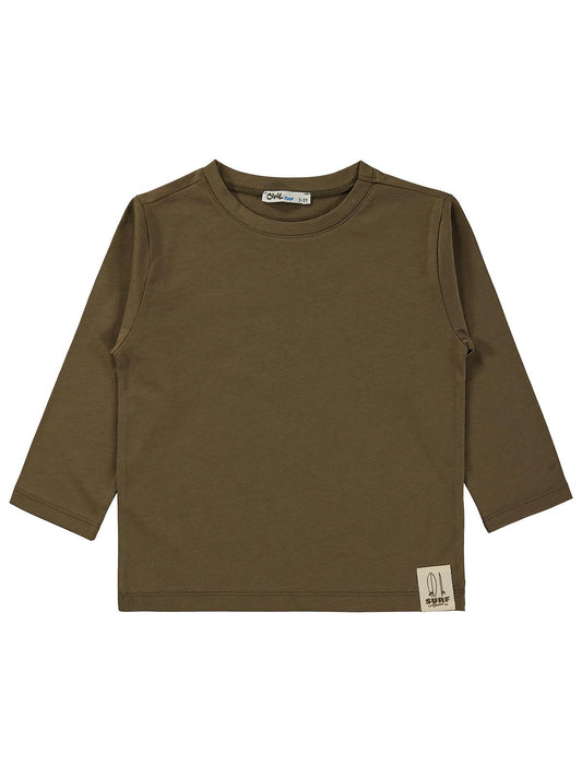 Civil Boys Erkek Çocuk Basic Uzun Kol Sweatshirt Km | Süprem Uzun Kol | Okul Kreş ve Günlük Kullanım - Haki