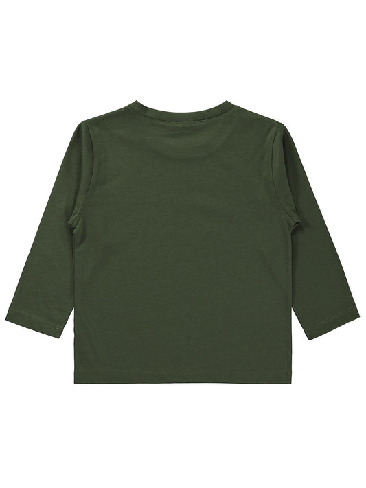 Civil Boys Erkek Çocuk Basic Uzun Kol Sweatshirt Km | Süprem Uzun Kol | Okul Kreş ve Günlük Kullanım - Haki