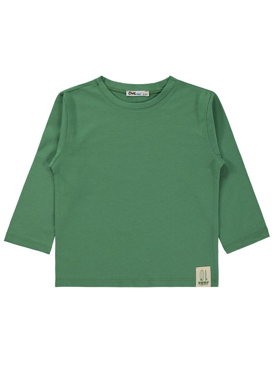 Civil Erkek Çocuk Basic Uzun Kol Sweatshirt Km | Süprem Uzun Kol | Okul Kreş ve Günlük Kullanım - Yeşil