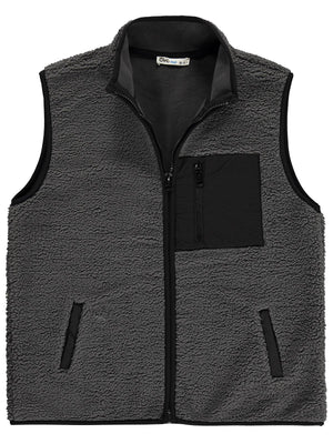 Civil Boys Mikro Cepli 10-13 Yaş Yelek - Gri