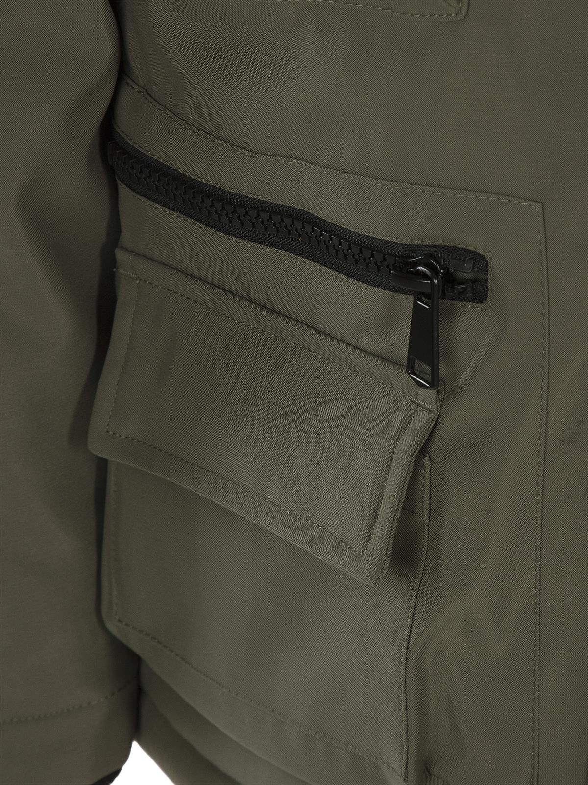 Civil Boys 4 Cepli Kürklü 10-13 Yaş Parka - Haki