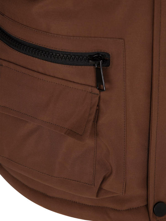Civil Boys 4 Cepli Kürklü 10-13 Yaş Parka - Kahve