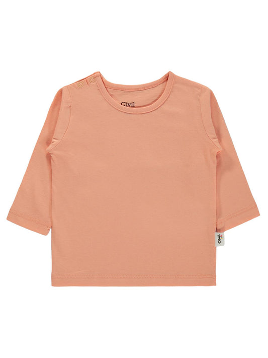 Civil Baby Basic 6-18 Ay Sweatshirt - Pudra