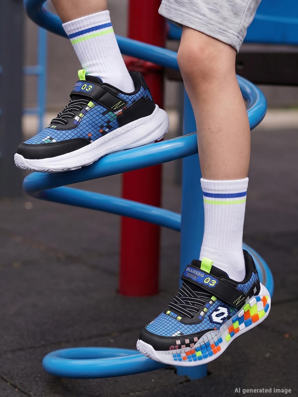 Alessio Spor Ayakkabı | Okul Kreş ve Günlük Kullanım - Mavi