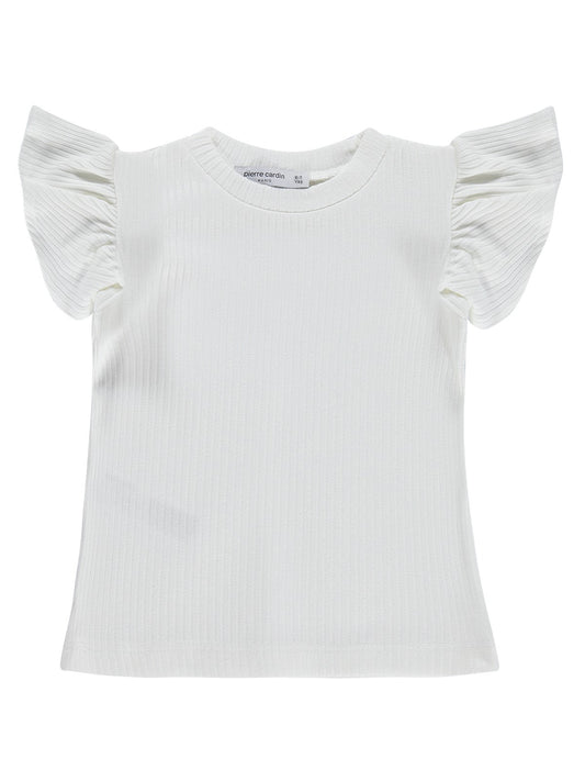 Pierre Cardin 10-12 Yaş Tişört - Kırık Beyaz