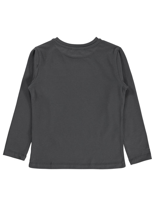 Civil Girls Newyork Baskılı 6-9 Yaş Sweatshirt - Gri