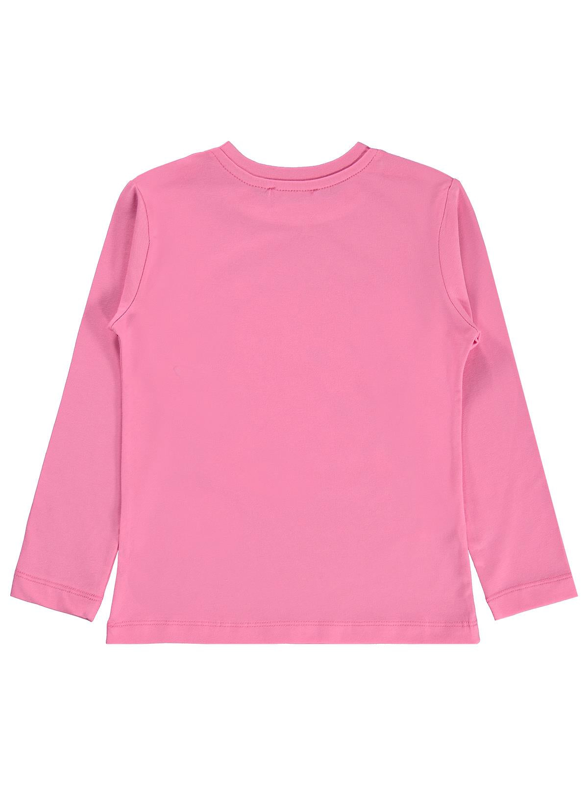 Civil Girls Unicorn Baskılı 6-9 Yaş Sweatshirt - Pembe
